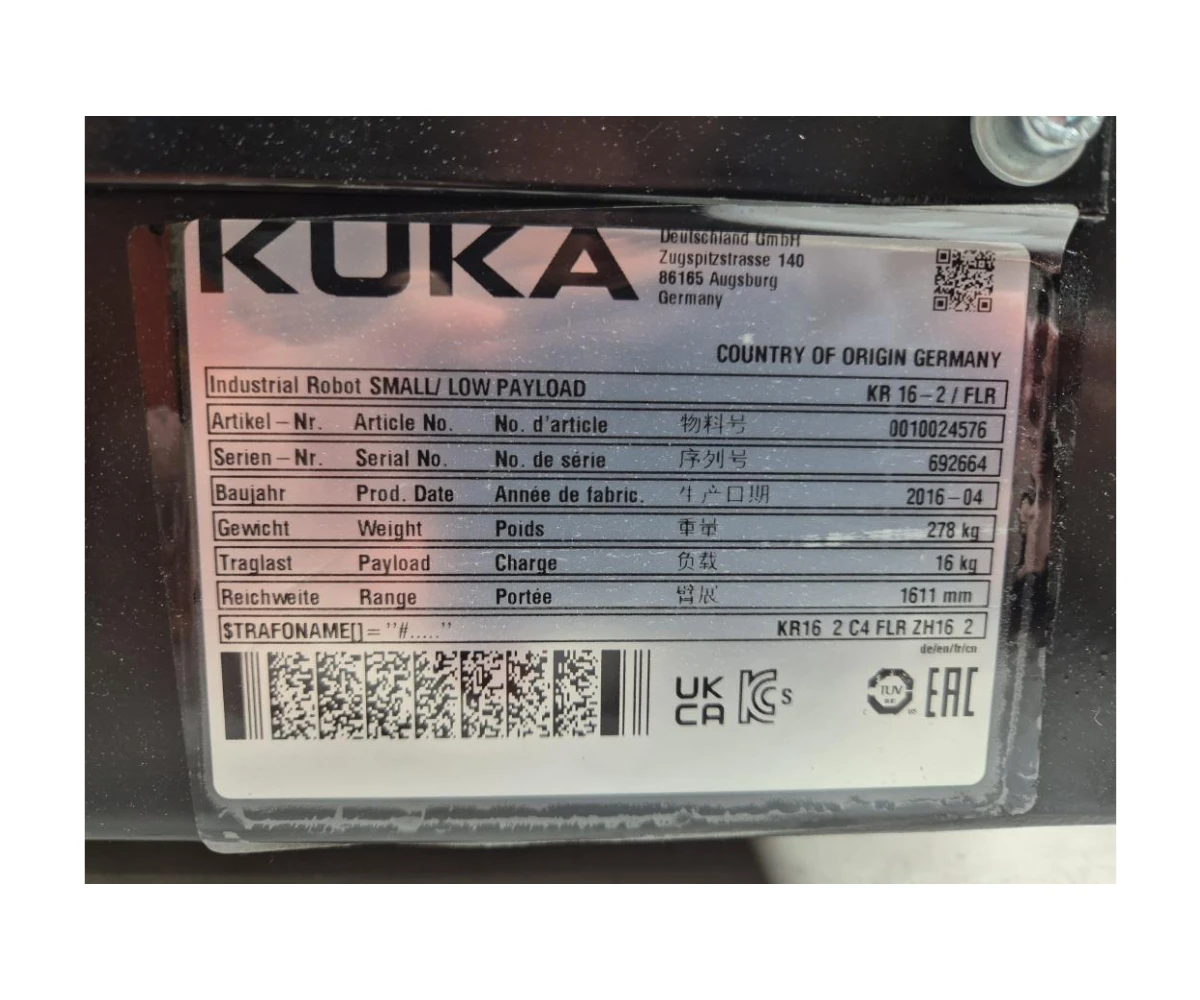 KUKA KR 16-2/FLR