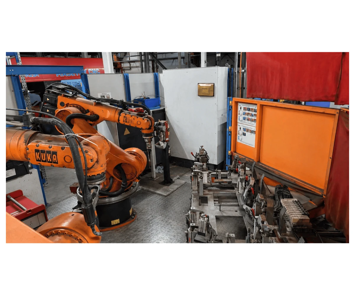 KUKA KR 30-3 Roboterschweißzelle + Positionierer + Fronius-System